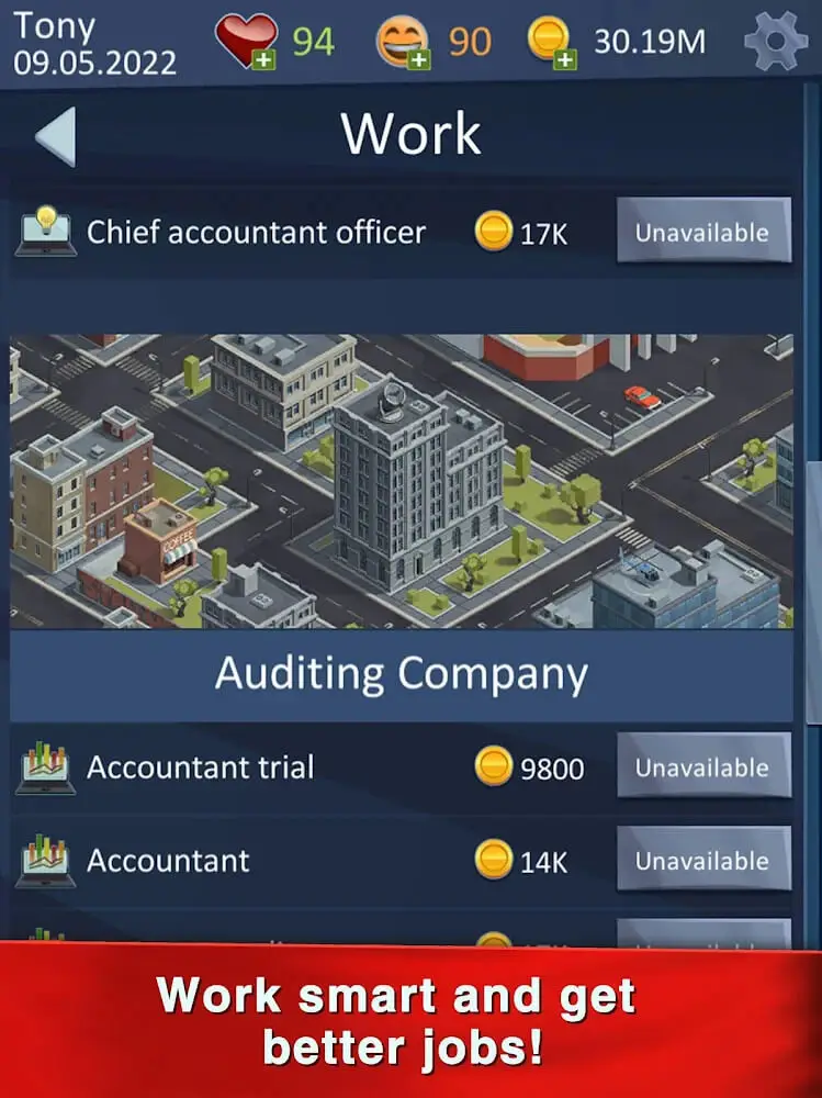 Screenshot of the Hit The Bank game