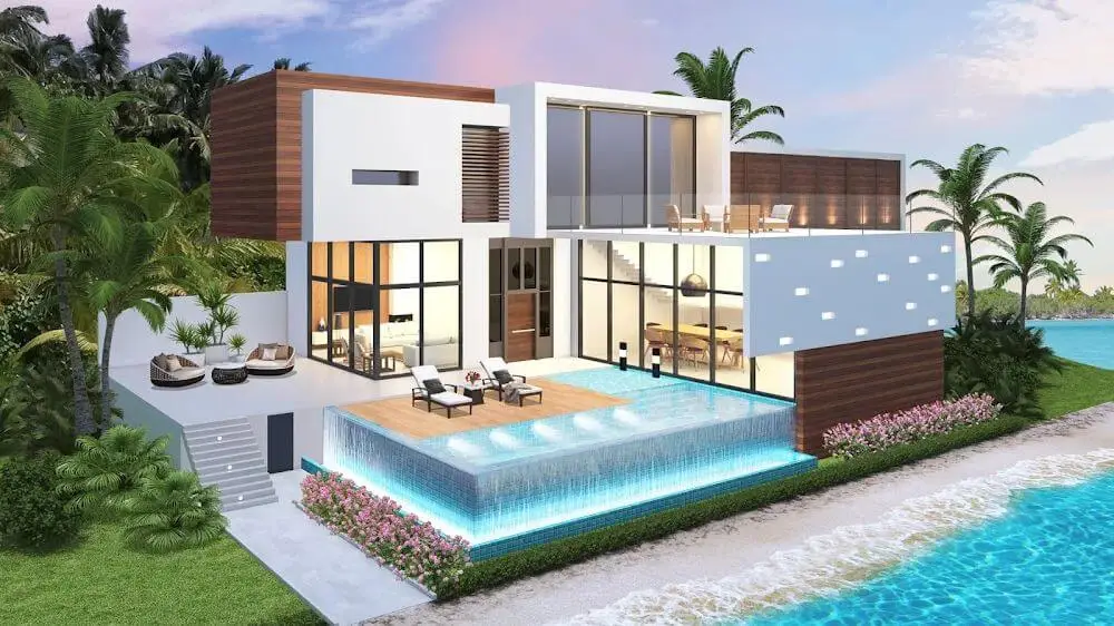 Screenshot of the Home Design: Caribbean Life game