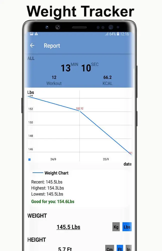 Screenshot of the Home Workouts Pro app