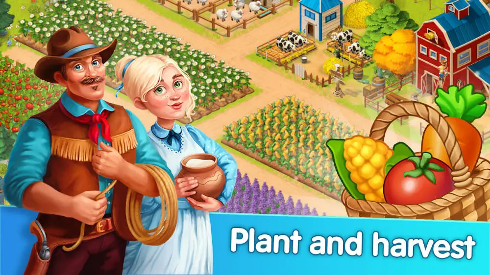 Screenshot of the Homesteads game