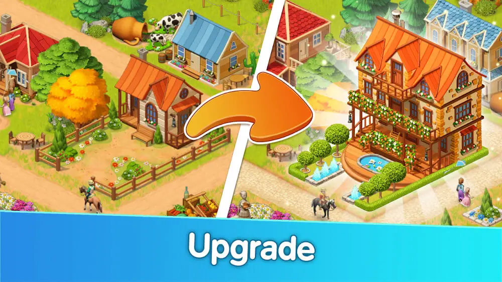 Screenshot of the Homesteads game