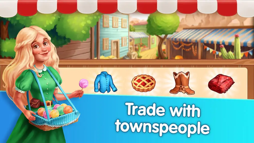 Screenshot of the Homesteads game