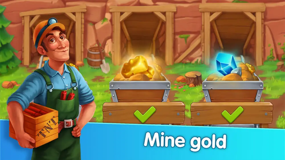 Screenshot of the Homesteads game