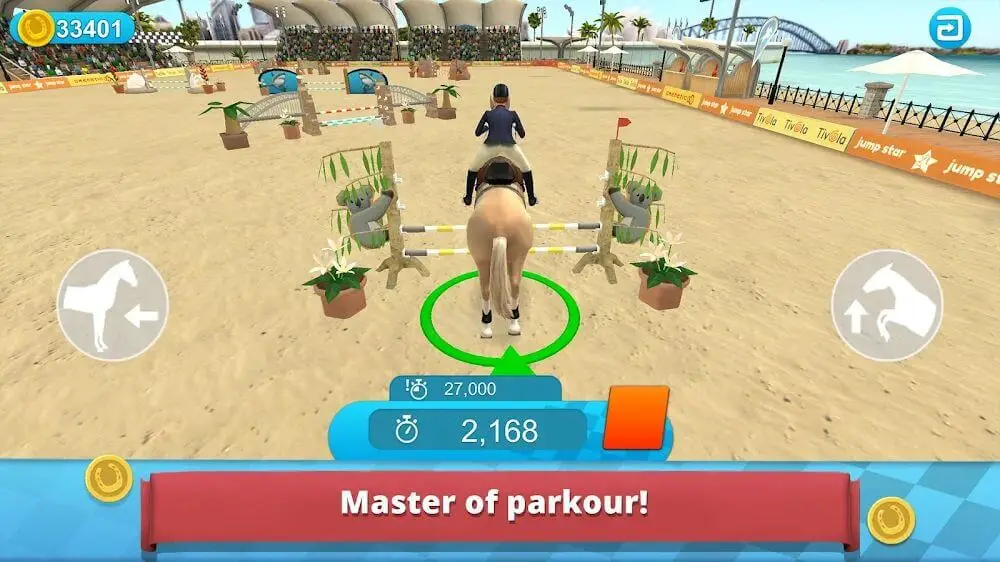 Screenshot of the Horse World - Show Jumping game