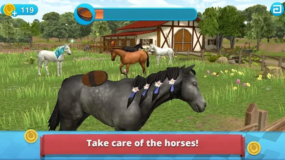 Screenshot of the Horse World - Show Jumping game