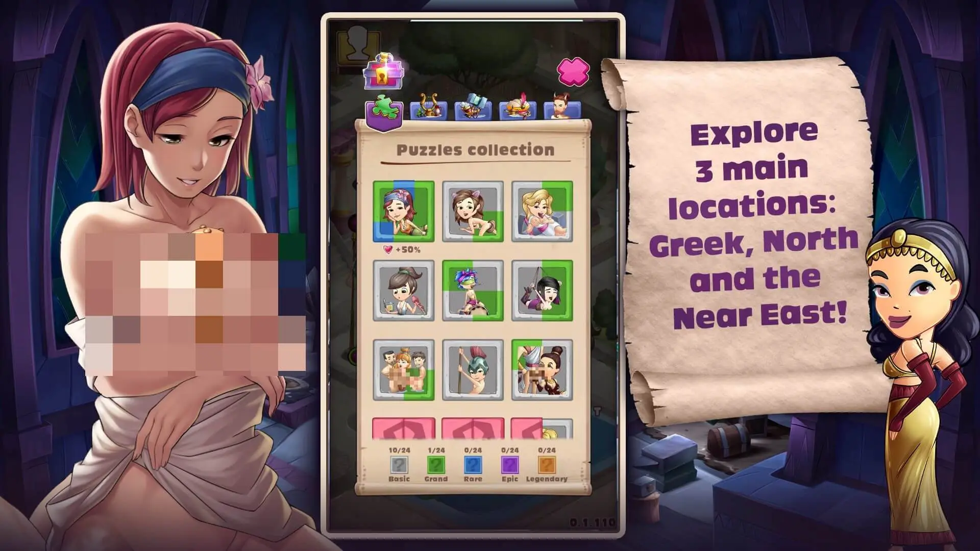 Screenshot of the House of Sin game