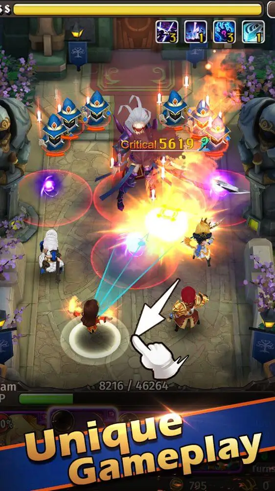 Screenshot of the Hyper Heroes app