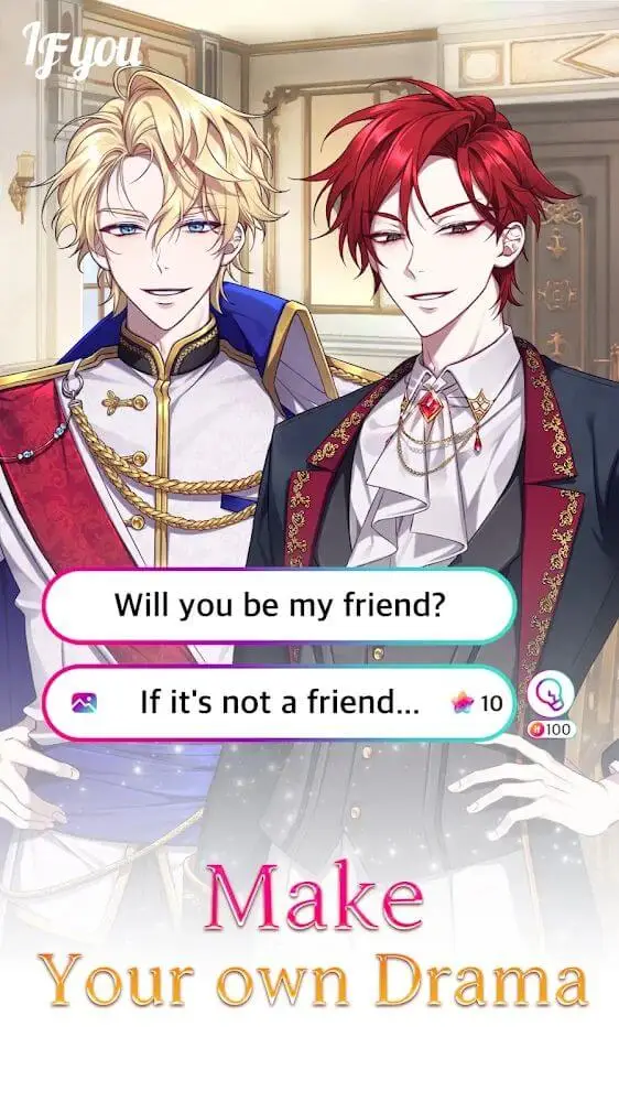 Screenshot of the IF You Episodes Love Stories app