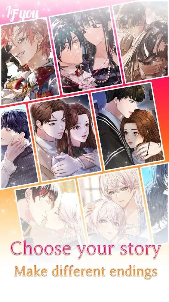 Screenshot of the IF You Episodes Love Stories app