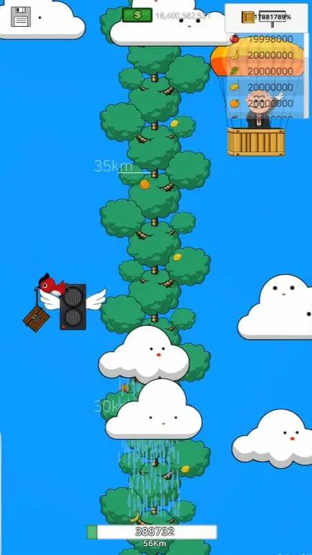 Screenshot of the INFINITREE app