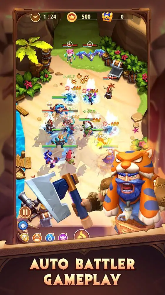 Screenshot of the I Am Hero: AFK Tactical Teamfight app