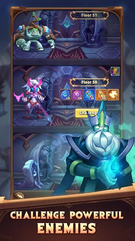 Screenshot of the I Am Hero: AFK Tactical Teamfight app