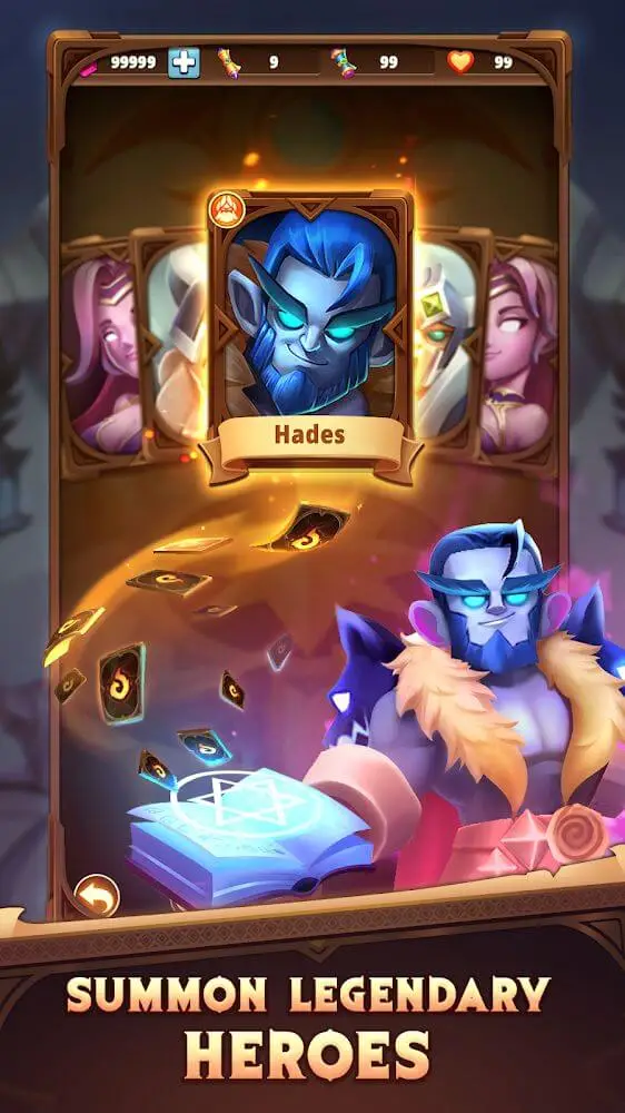 Screenshot of the I Am Hero: AFK Tactical Teamfight app