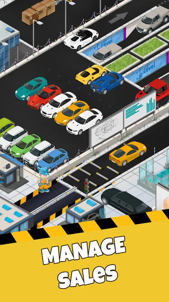 Screenshot of the Idle Car Factory game