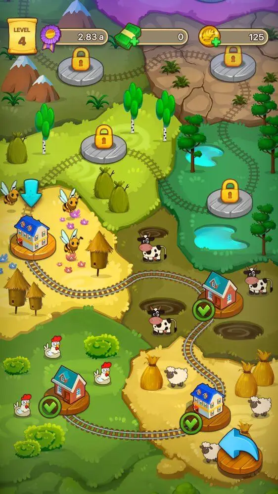 Screenshot of the Idle Farmer Tycoon app