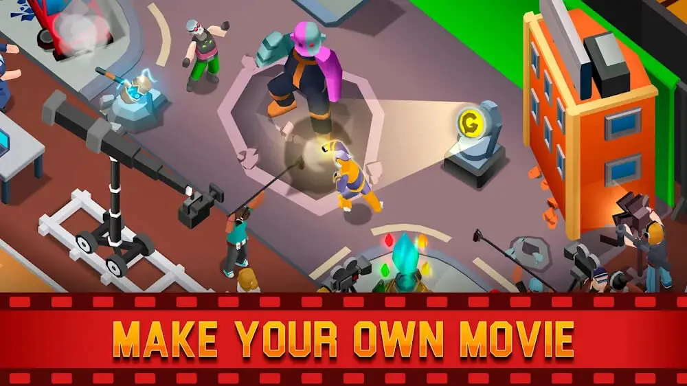 Screenshot of the Idle Film Maker Empire Tycoon game