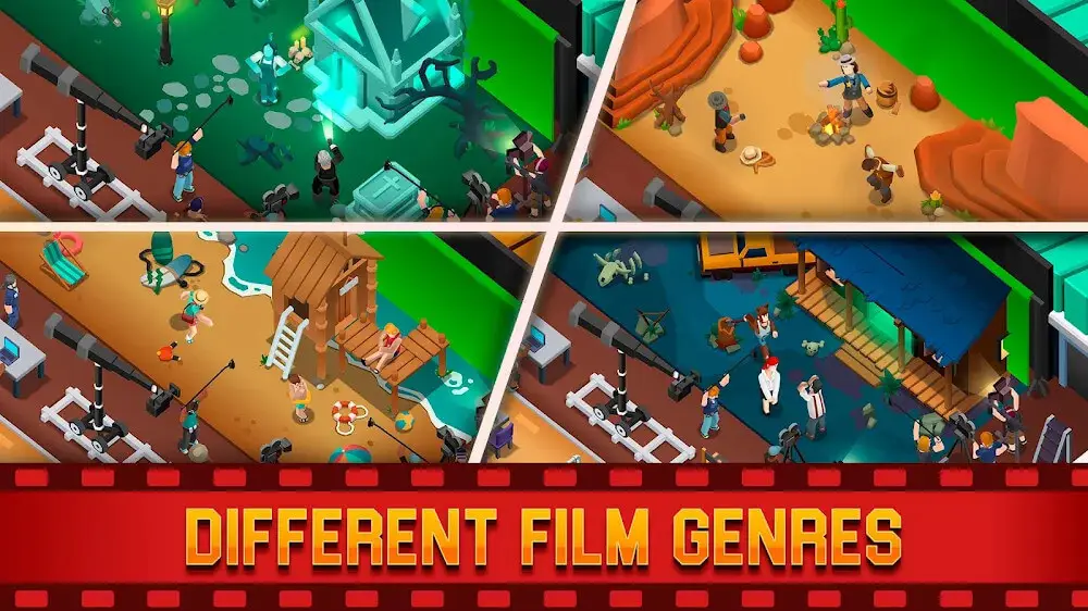 Screenshot of the Idle Film Maker Empire Tycoon game