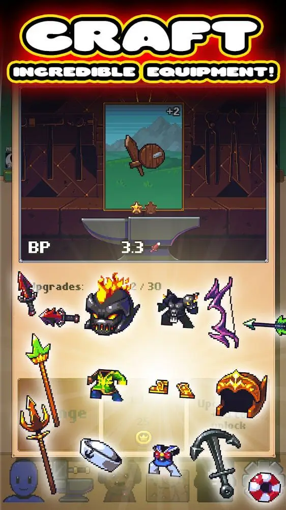 Screenshot of the Idle Grindia: Dungeon Quest app