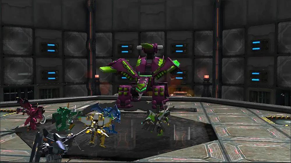 Screenshot of the Idle MechaStorm game
