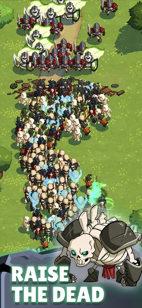 Screenshot of the Idle Necromancer app