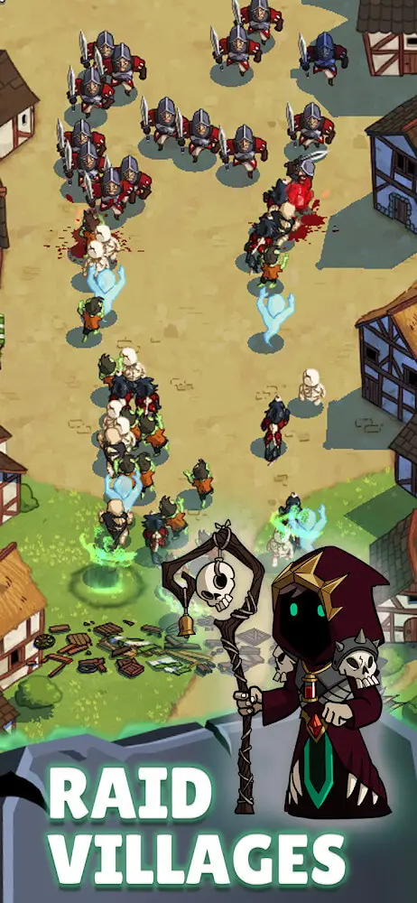 Screenshot of the Idle Necromancer app