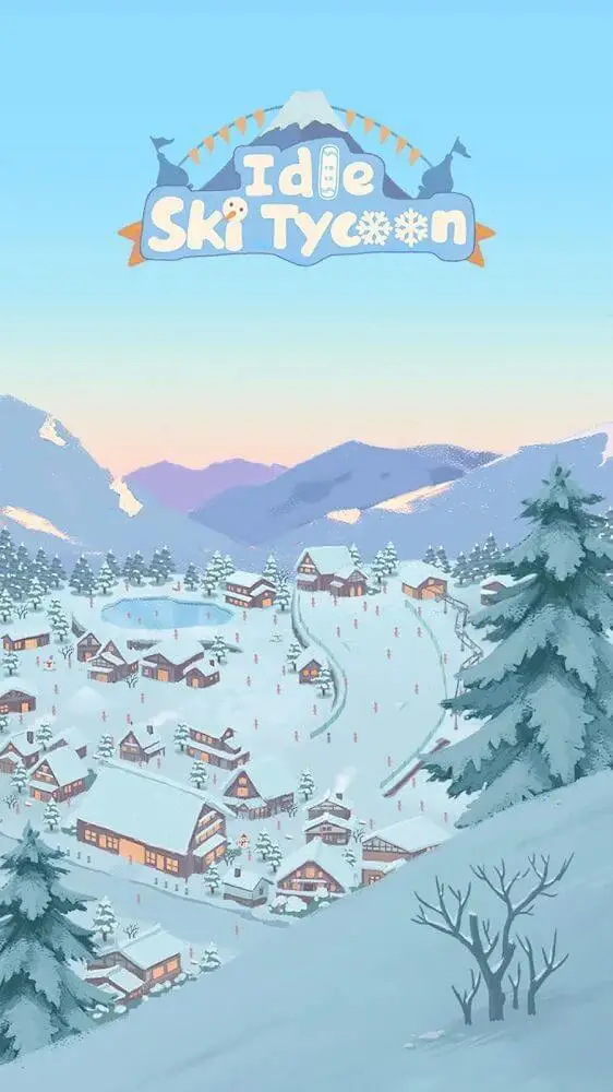 Screenshot of the Idle Ski Tycoon app