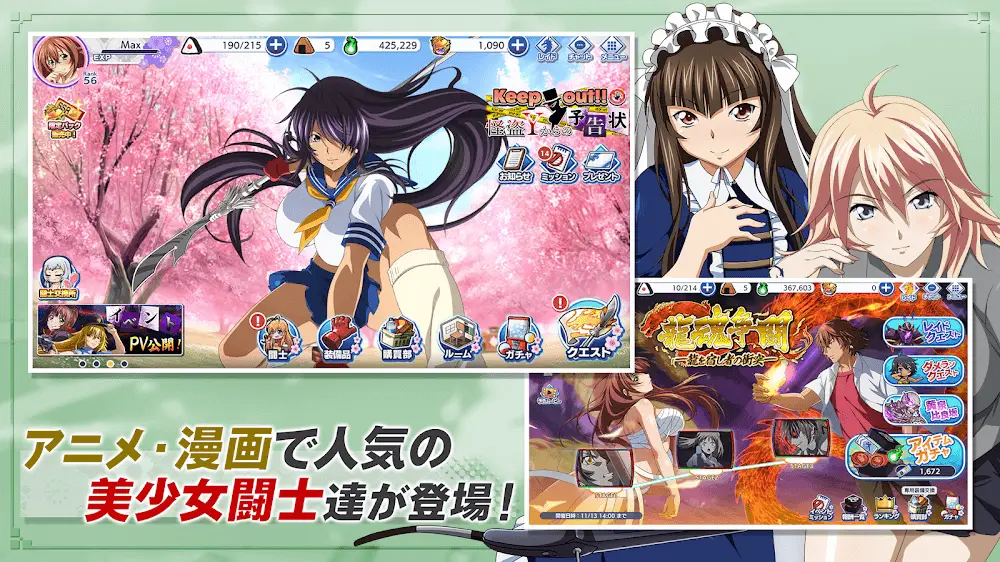 Screenshot of the Ikki Tousen: Extra Burst game