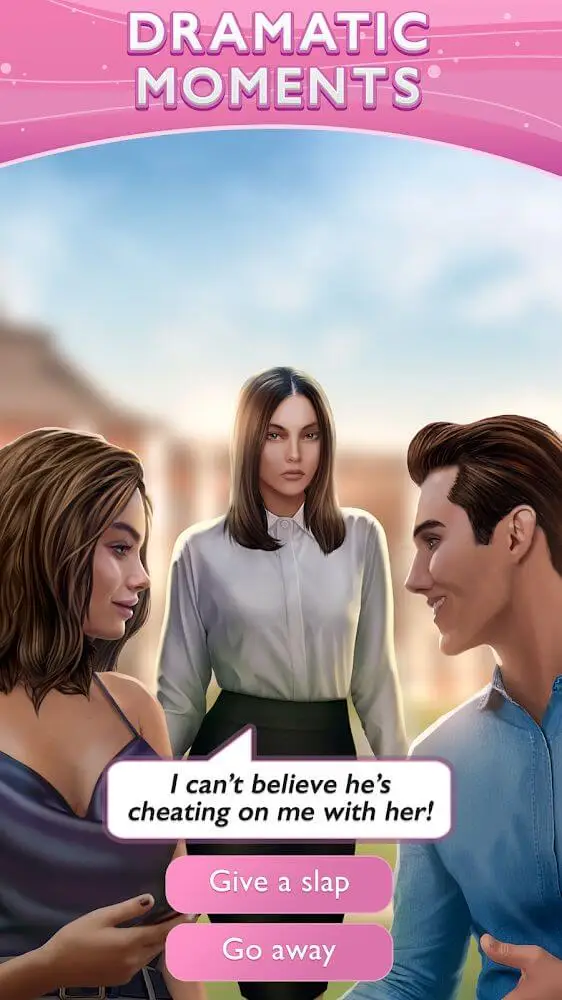 Screenshot of the Interactive Stories: Lovesick app