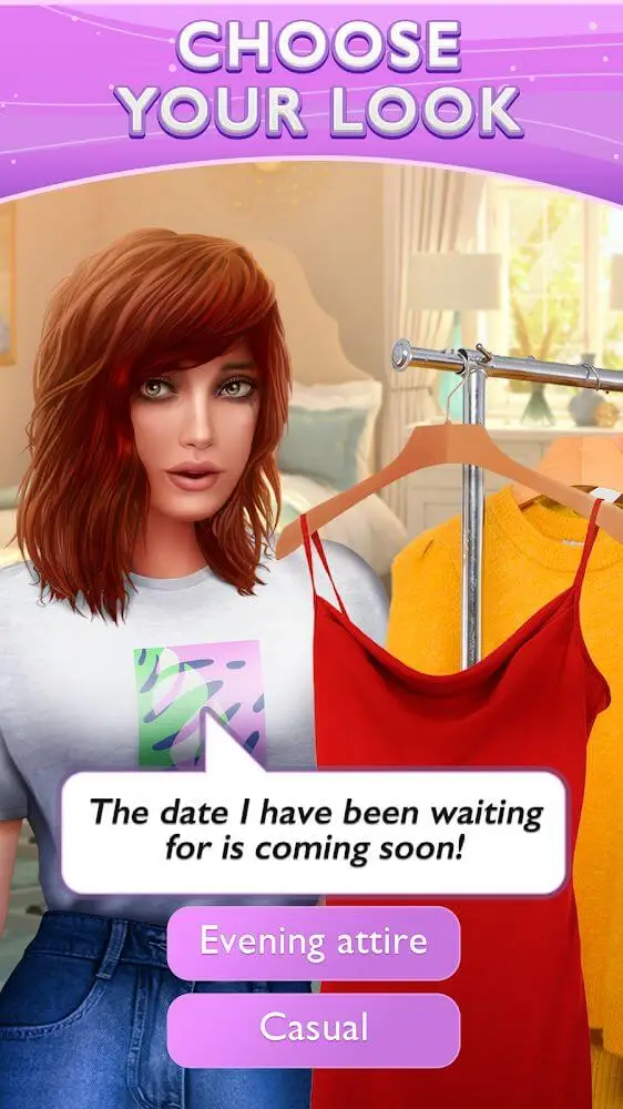 Screenshot of the Interactive Stories: Lovesick app