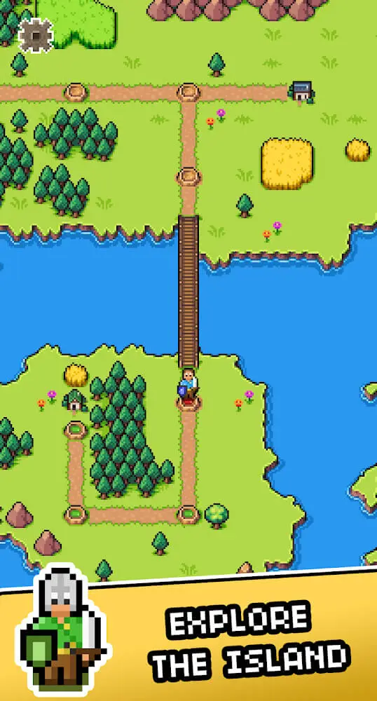 Screenshot of the Island Empire app