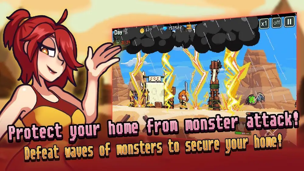 Screenshot of the Island Survival Story game