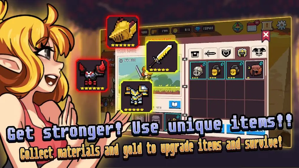 Screenshot of the Island Survival Story game
