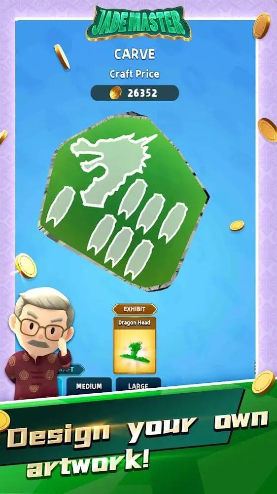 Screenshot of the JadeMaster app
