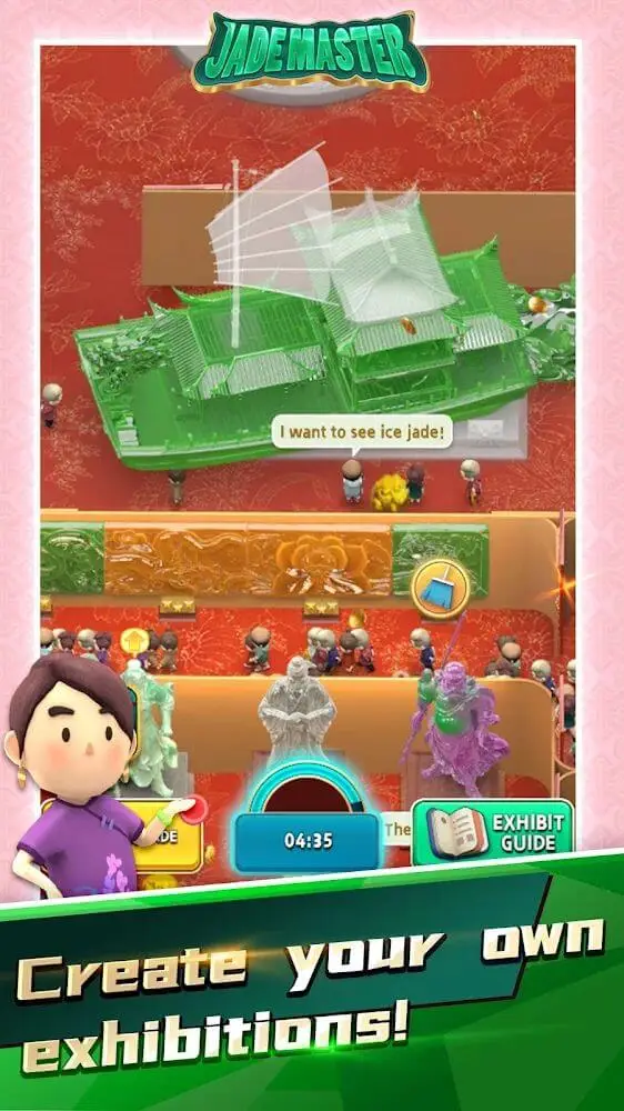Screenshot of the JadeMaster app