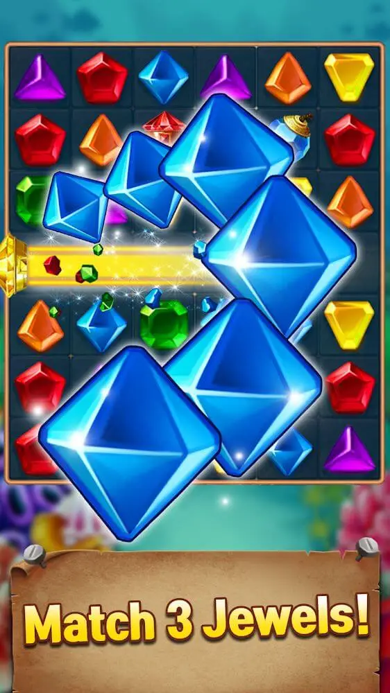 Screenshot of the Jewels Fantasy app
