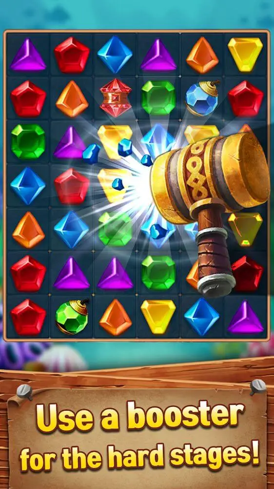 Screenshot of the Jewels Fantasy app