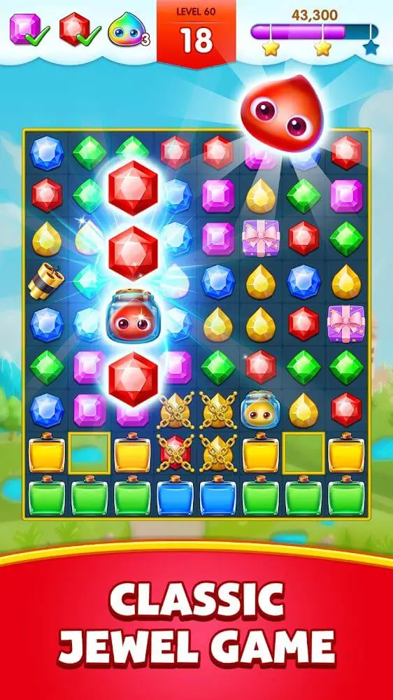Screenshot of the Jewels Legend app