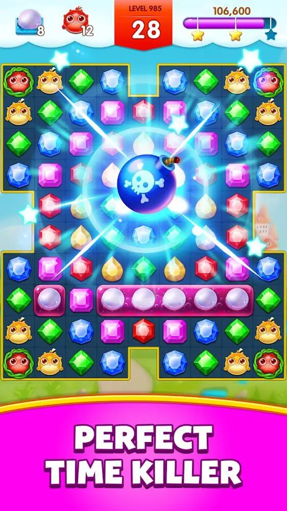 Screenshot of the Jewels Legend app