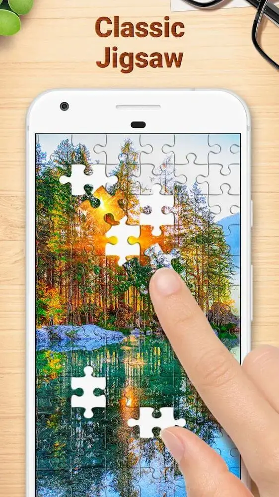 Screenshot of the Jigsaw Puzzles app
