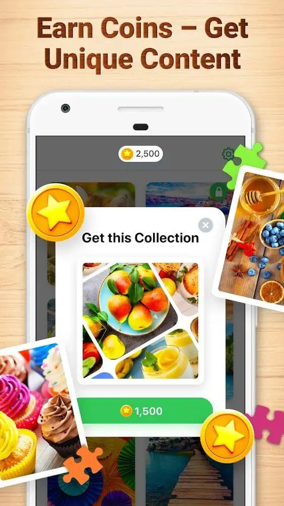 Screenshot of the Jigsaw Puzzles app