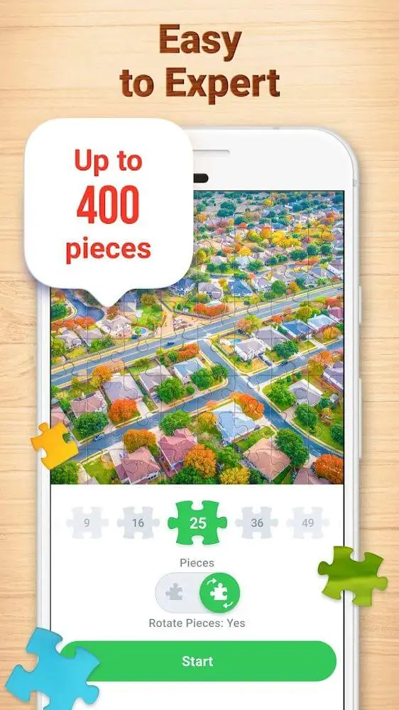 Screenshot of the Jigsaw Puzzles app
