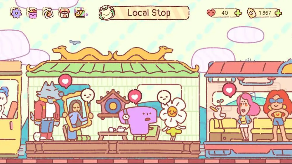 Screenshot of the Joy Tracks game
