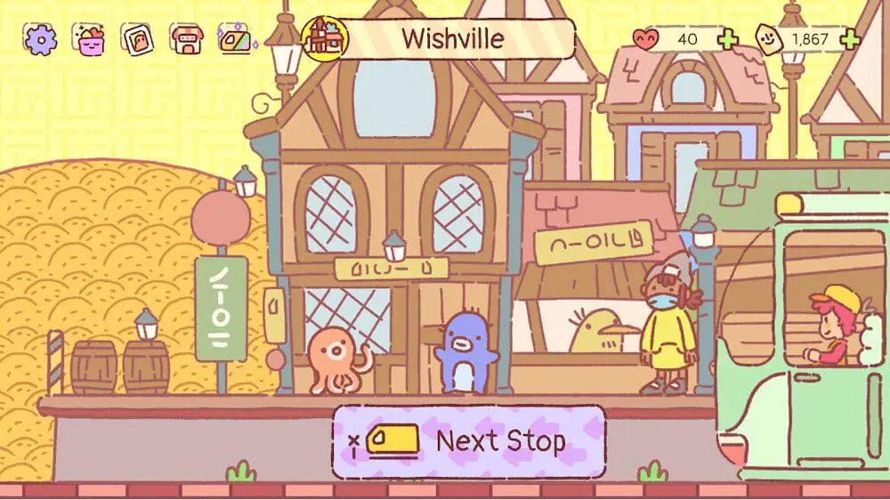 Screenshot of the Joy Tracks game