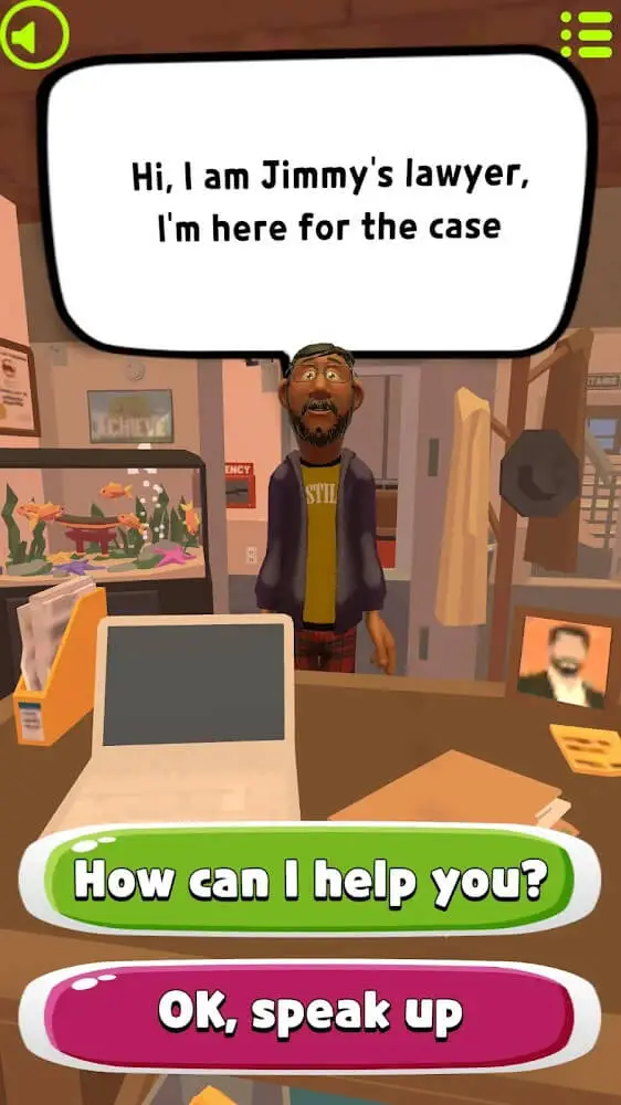 Screenshot of the Judge 3D - Court Affairs app