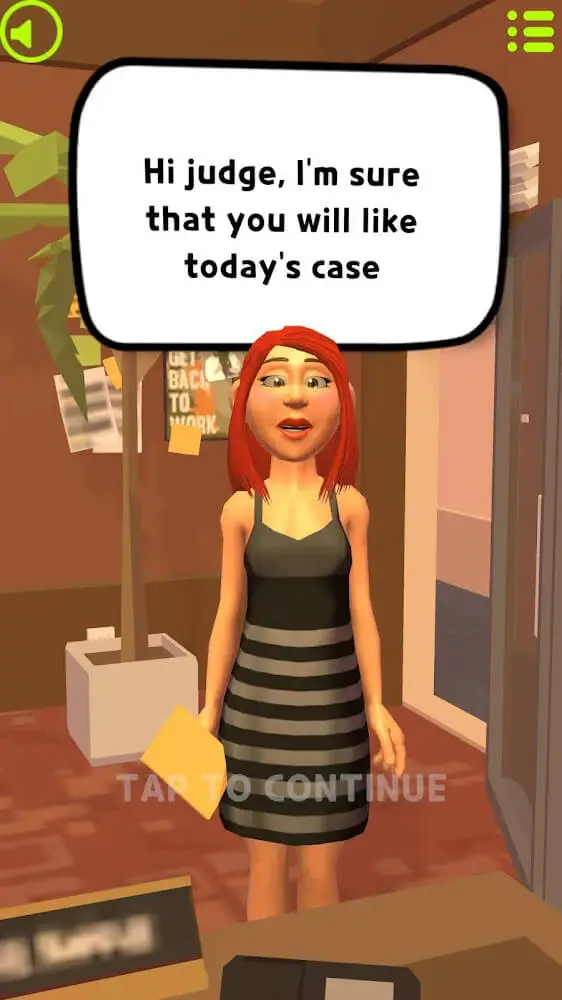 Screenshot of the Judge 3D - Court Affairs app