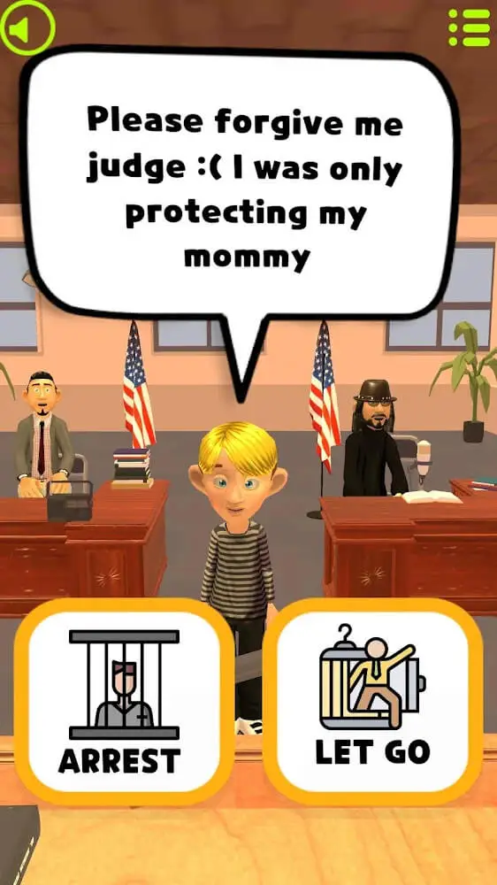 Screenshot of the Judge 3D - Court Affairs app