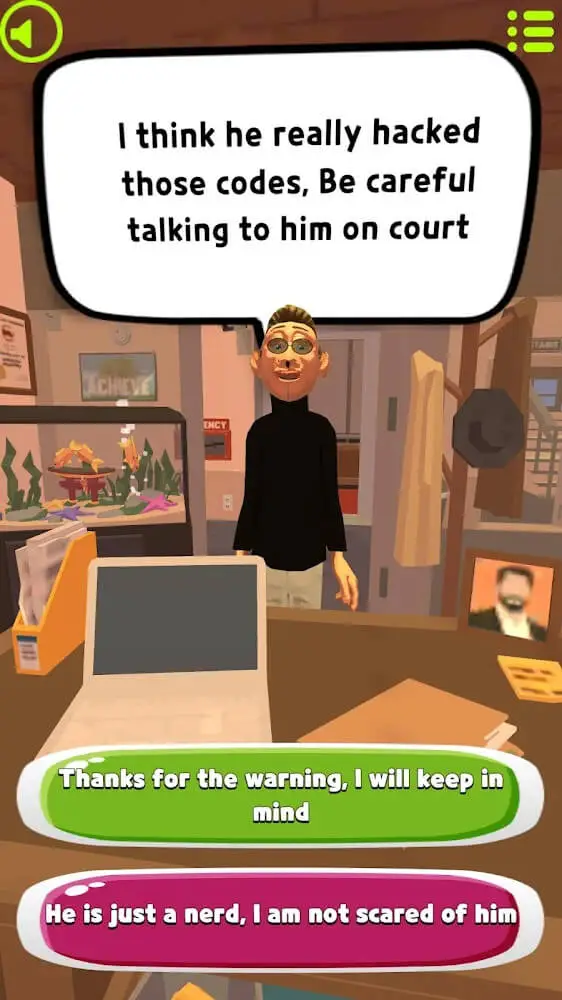 Screenshot of the Judge 3D - Court Affairs app