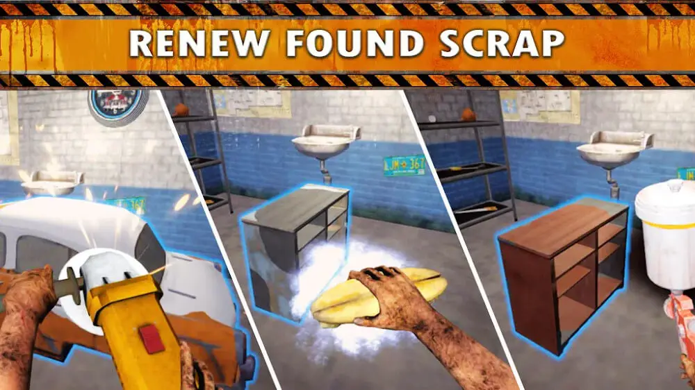 Screenshot of the Junkyard Builder Simulator game