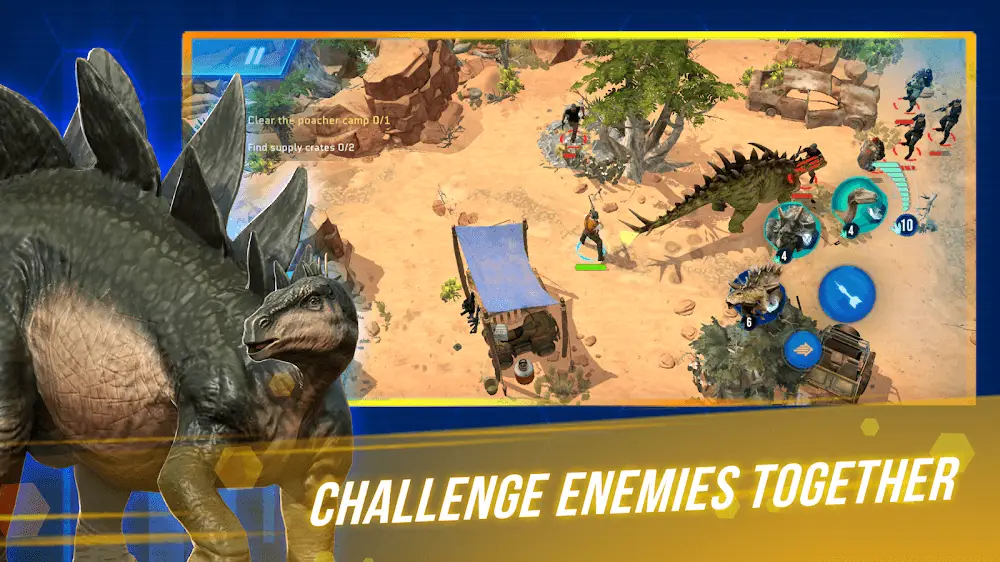 Screenshot of the Jurassic World Primal Ops game