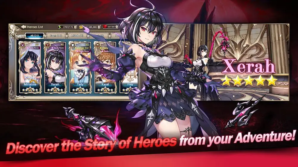 Screenshot of the KINGs RAID game
